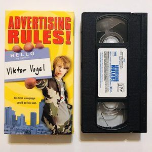 Advertising Rules German w/ Yellow English Subtitles Hollywood Video Sticker VHS